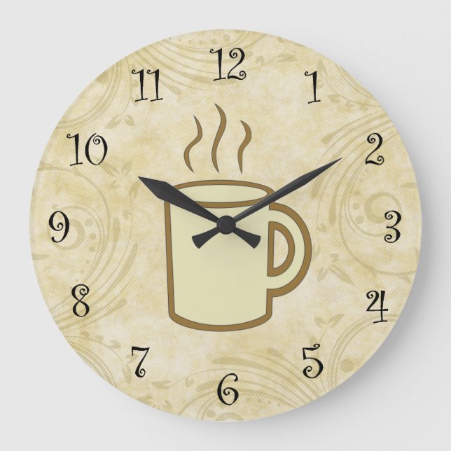 Coffee Kitchen Wall Clocks (Front)