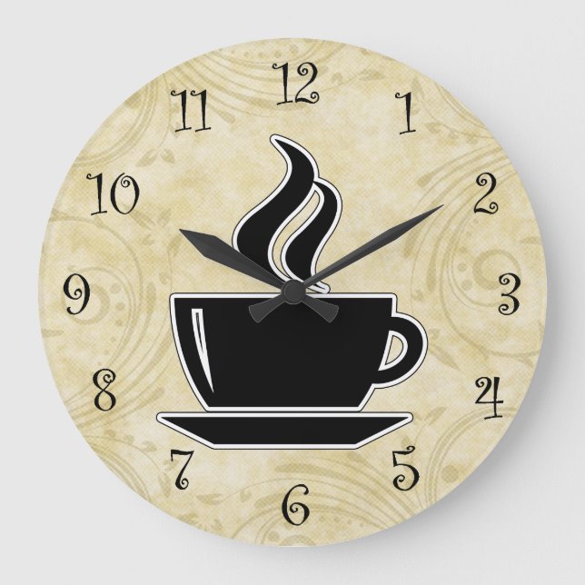 Coffee Kitchen Wall Clocks (Front)