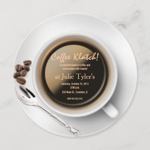 coffee klatch invitation