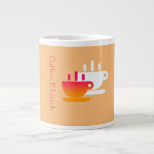 Coffee Klatsch Melon Large Coffee Mug