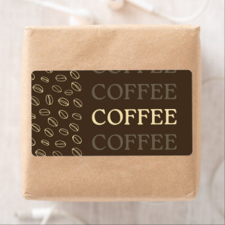 Coffee Label – Retro Coffee Beans
