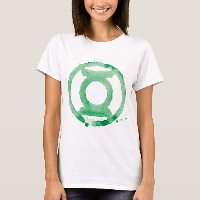 Coffee Lantern Symbol - Green T-Shirt (Front)