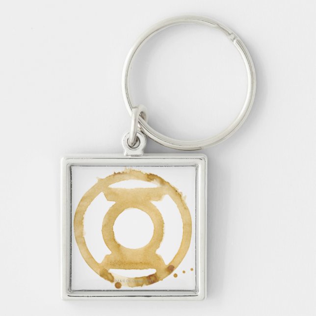 Coffee Lantern Symbol Key Ring (Front)