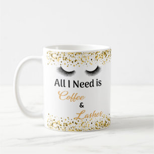 Coffee & Lashes Coffee Mug