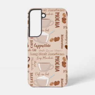 Coffee Latte Cappuccino Images Samsung Galaxy Case