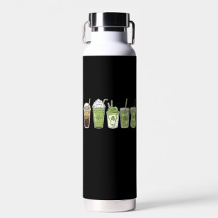 Coffee Latte Green Cute Irish St Patrick's Day Water Bottle