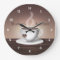 Coffee Latte Kitchen Clock