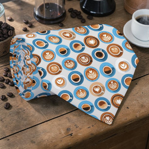 Coffee Latte Lovers Custom Necktie