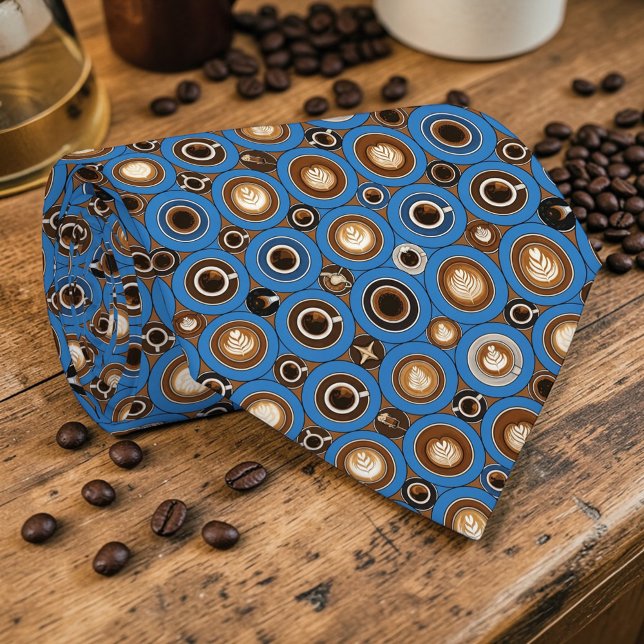 Coffee Latte Lovers Custom Necktie (Creator Uploaded)