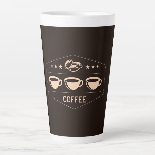 coffee latte mug (Front)