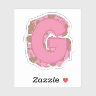 Coffee Letter G: Monogram Initial 