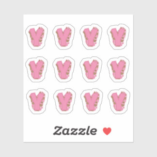 Coffee Letter Y: Monogram Initial Sheet