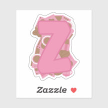 Coffee Letter Z: Monogram Initial