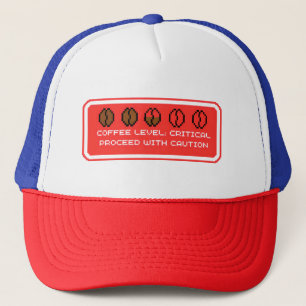 Coffee Level: Critical Trucker Hat