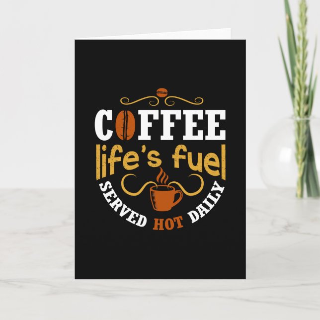 Coffee Life's Fuel Card (Front)