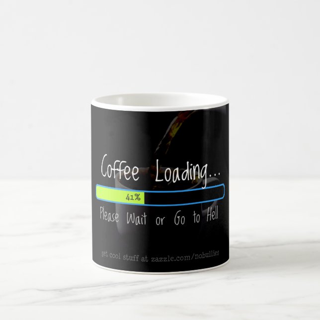 Coffee Loading - Please Wait Mug (Center)