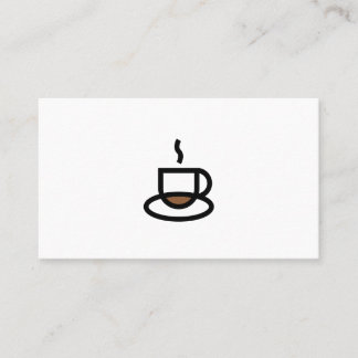 Coffee Logo Business Card - Customisable