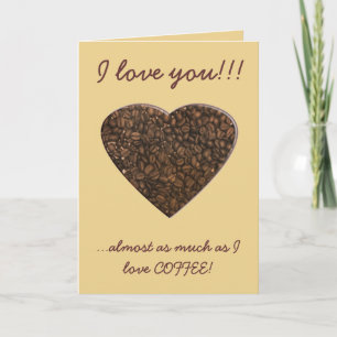 Coffee love card