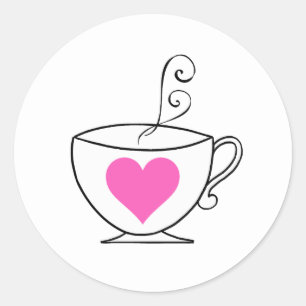 Coffee Love  Classic Round Sticker