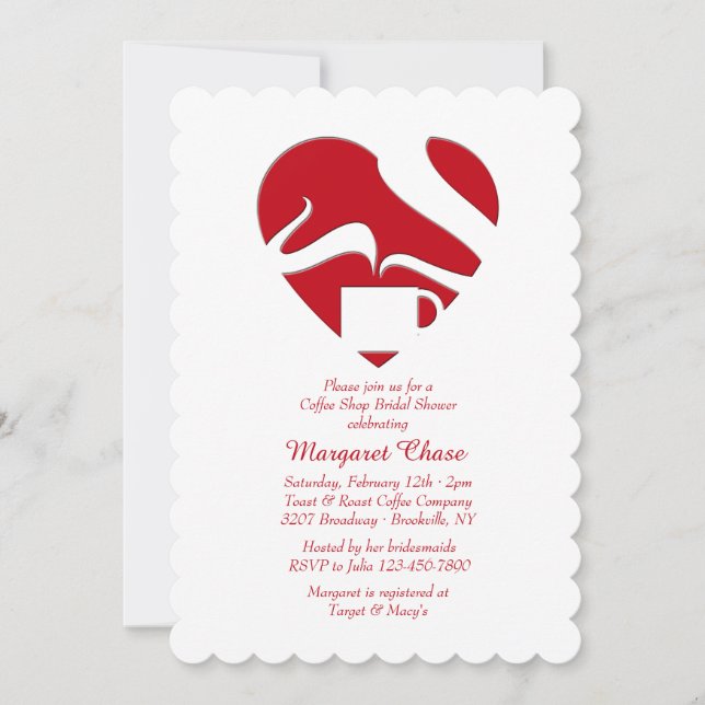 Coffee Love Invitation (Front)