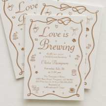 Coffee Love is Brewing Bridal Shower