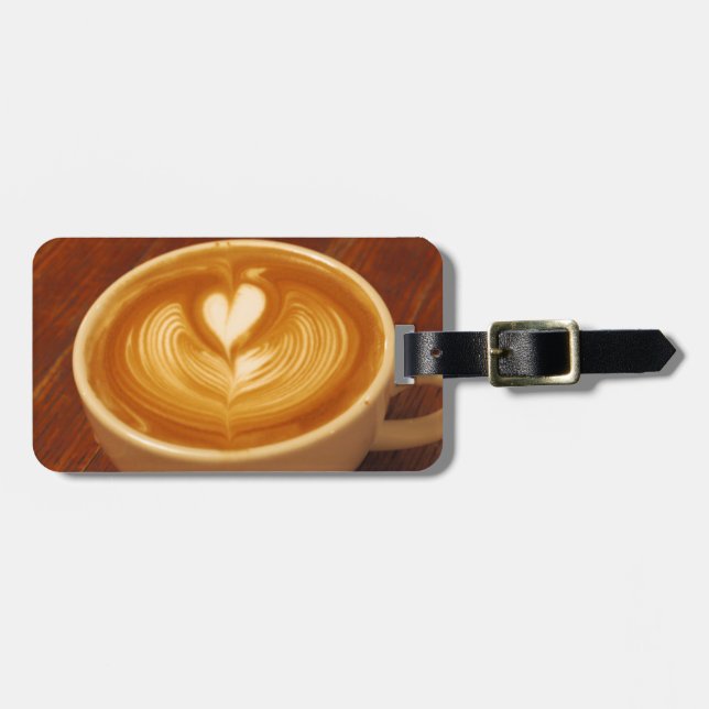 Coffee Love Luggage Tag (Front Horizontal)