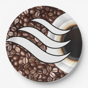 Coffee Love Paper Plate