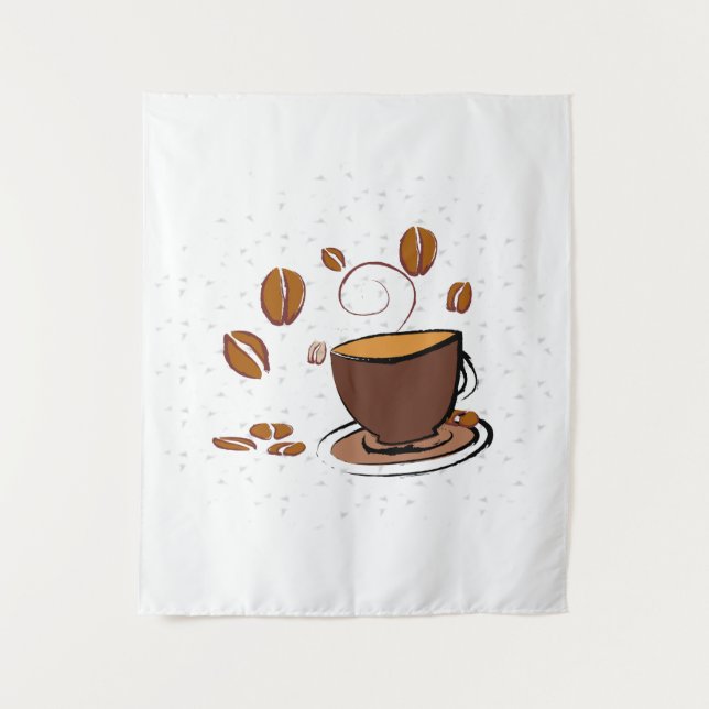 Coffee Love Tapestry (Front)