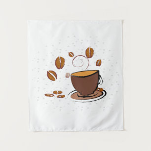 Coffee Love Tapestry