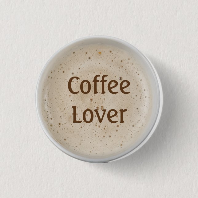 Coffee Lover 3 Cm Round Badge (Front)