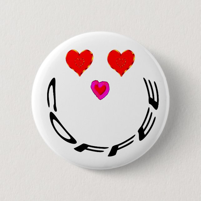 Coffee Lover 6 Cm Round Badge (Front)