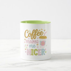 Coffee Lover Caffeinated Leopard Coffee Makes Me Mug