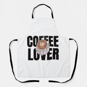 Coffee Lover – Coffee Addict Morning Caffeine Desi Apron