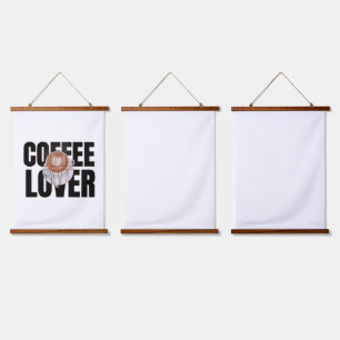 Coffee Lover – Coffee Addict Morning Caffeine Desi Hanging Tapestry