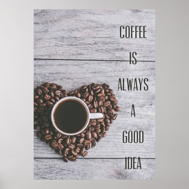 Coffee Lover Coffee Are Always Good Ideas Poster (Front)