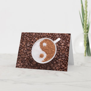Coffee Lover Coffee Bean Card