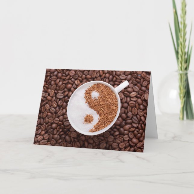 Coffee Lover Coffee Bean Card (Front)