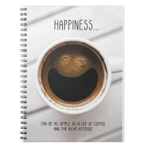 Coffee Lover Coffee Is Happiness Notebook