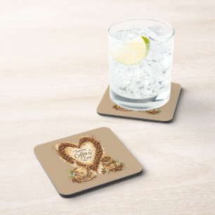 Coffee lover Cosy Vintage Coaster