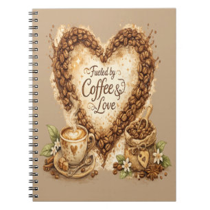 Coffee lover Cosy Vintage Notebook