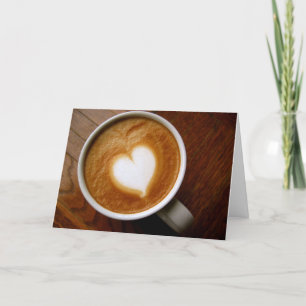 Coffee Lover Customisable Valentine Card