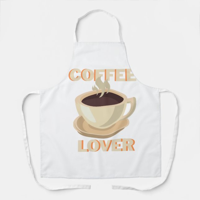 Coffee Lover – Cute & Cosy for Caffeine Fans Apron (Front)