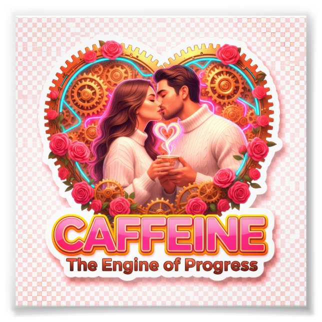 Coffee Lover Daily Ritual Sticker Photo Print (Front)