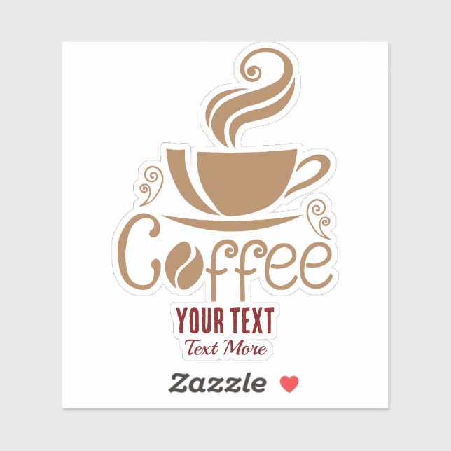 Coffee Lover Design – Minimal Coffee Cup Graphic (Sheet)