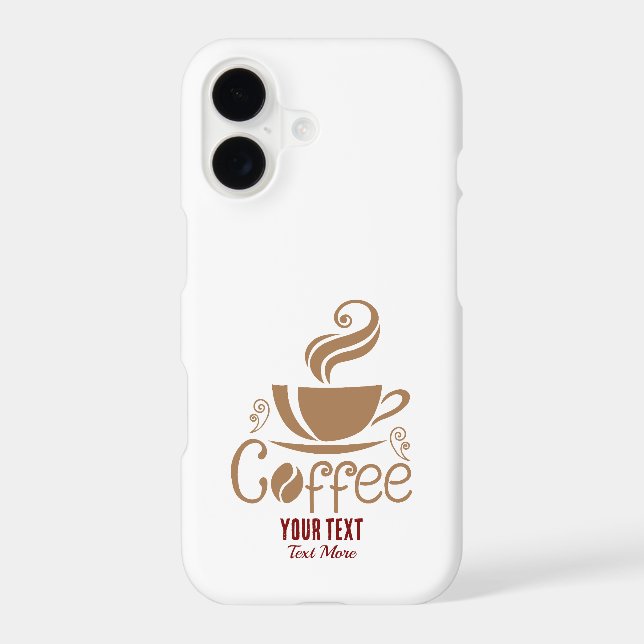 Coffee Lover Design – Minimal Coffee Cup Graphic (Back)