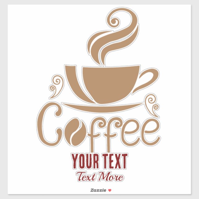 Coffee Lover Design – Minimal Coffee Cup Graphic (Sheet)
