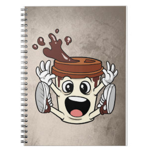 Coffee Lover Funny Coffee Cup Notebook