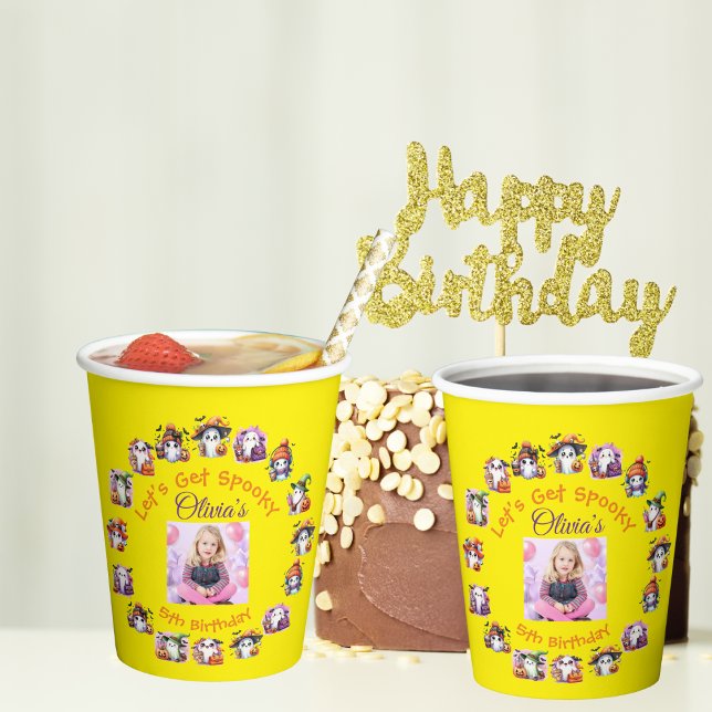 Coffee Lover Ghost Party Paper Cup for Kids Party (Creator Uploaded)