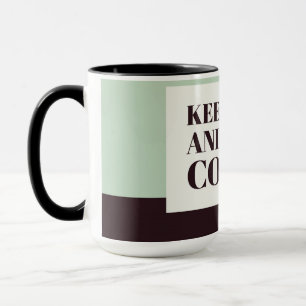 Coffee Lover Gift Mug – Keep Calm and Make Coffee