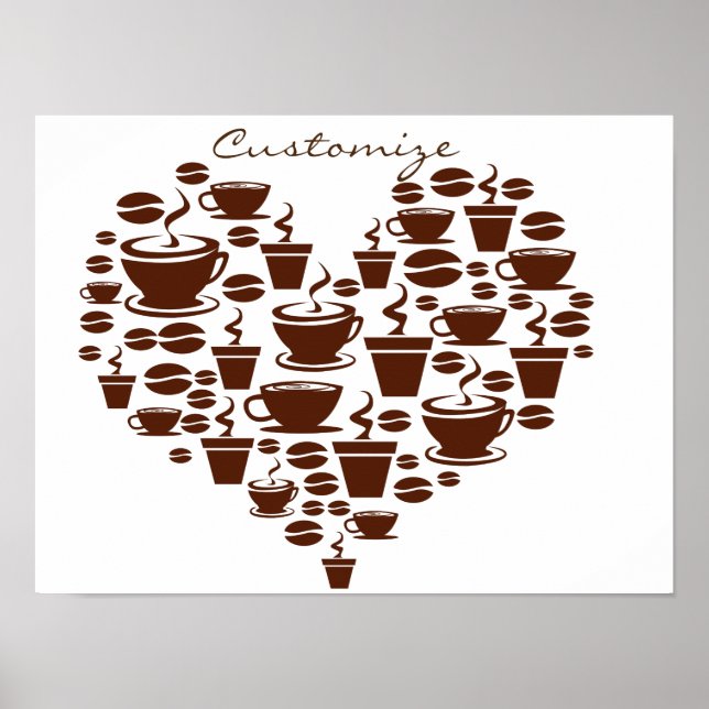 Coffee Lover Heart Thunder_Cove Poster (Front)